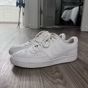 Men’s White Nike Court Vision Low